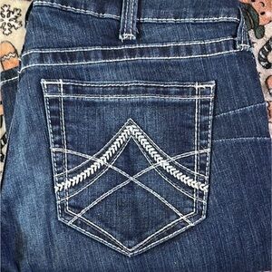 Ariat Women's Dark Blue Boot Cut Jeans